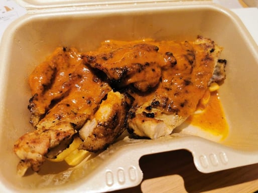 ペリペリチキン エキストラホットソース