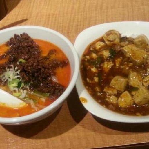 半々セット(陳麻飯、坦々麺)