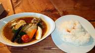 煮込みチキンのスープカレー 激辛（+200円）