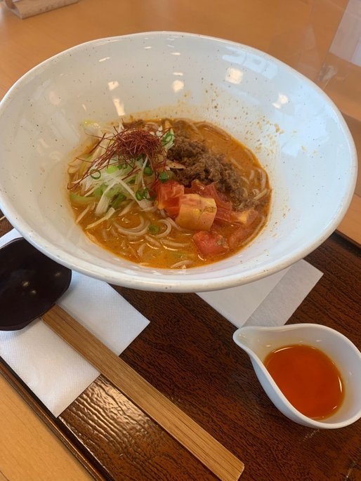 胡麻の辛い冷やし蕎麦