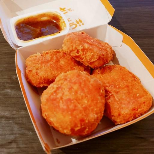 スパイシーチキンマックナゲット 焦がしにんにくラー油ソース