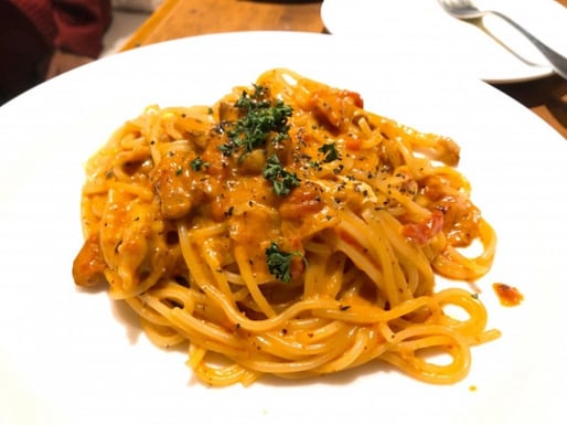赤カルボナーラ 4辛