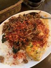 ガパオ&カイジャオライス（裏メニュー）