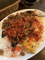 ガパオ&カイジャオライス（裏メニュー）