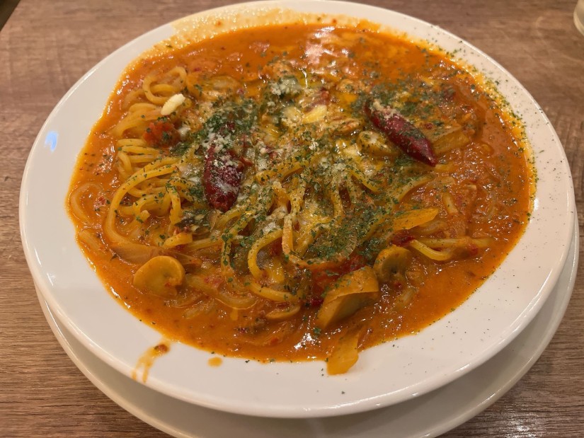 暗殺者のパスタ 3辛