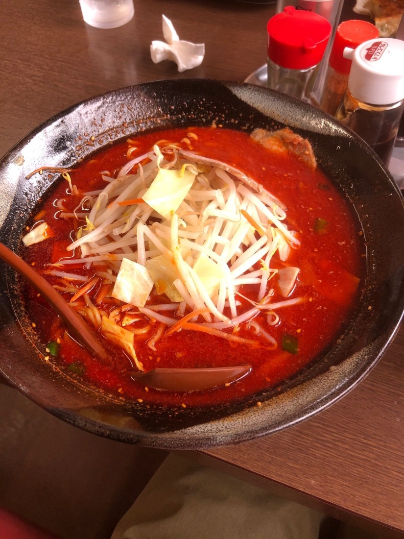 辛味噌ラーメン 定員さんに頼んで７L