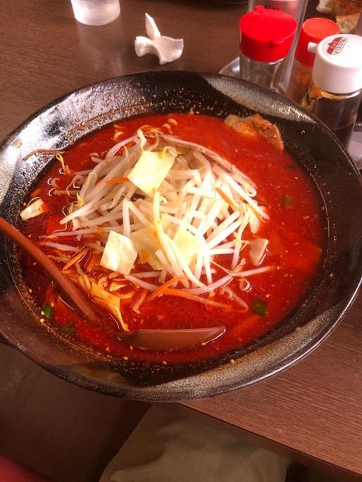 辛味噌ラーメン 定員さんに頼んで７L