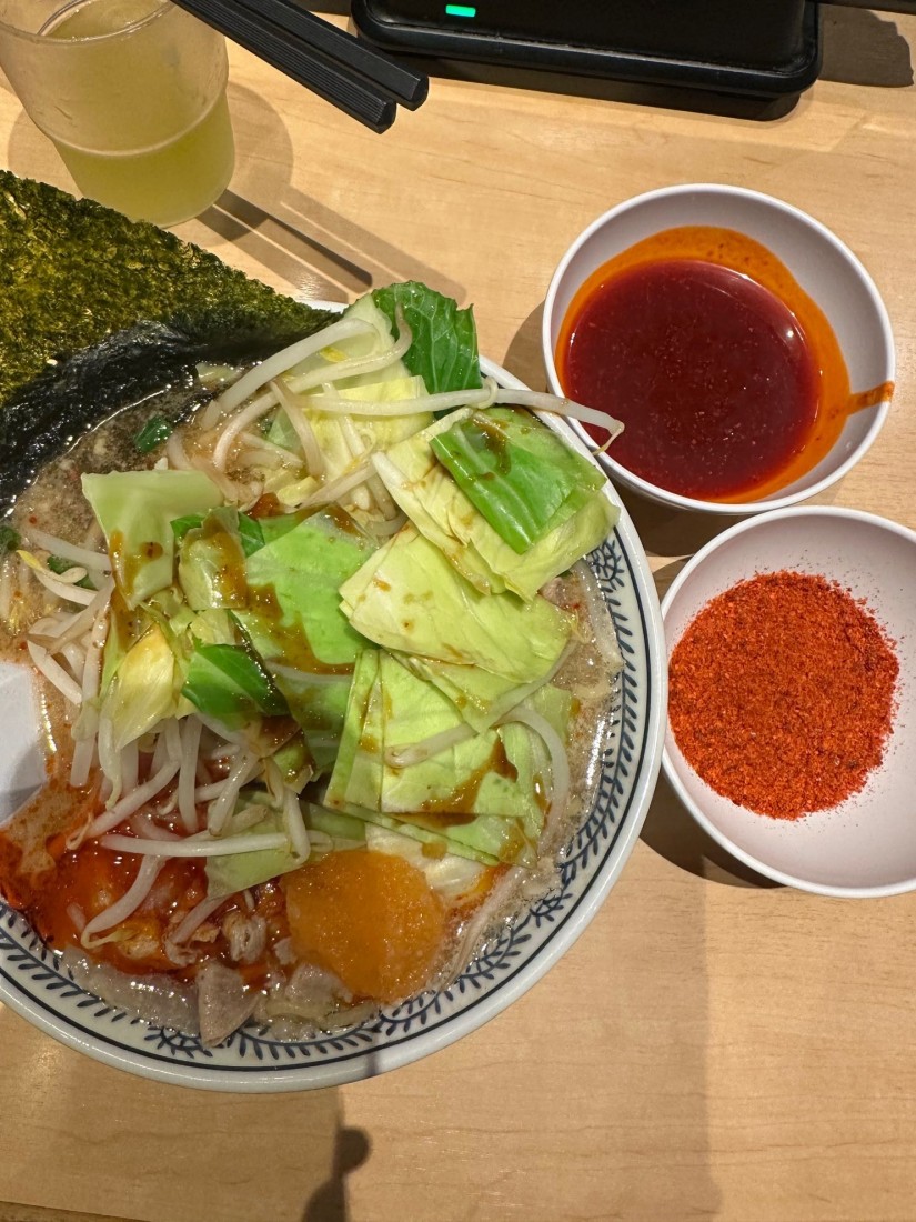 辛肉そば野菜マシ 7辛