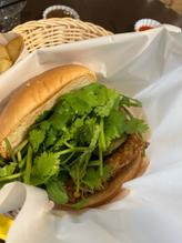 【5倍】パクチーチキンバーガーグリーンカレー