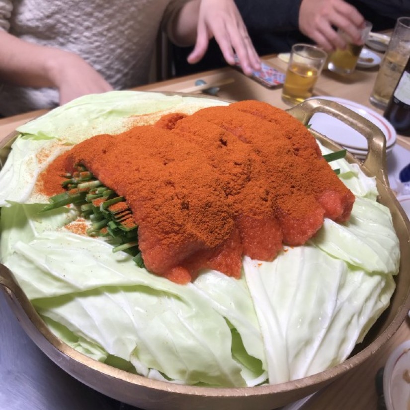 明太もつ鍋 辛いやつ