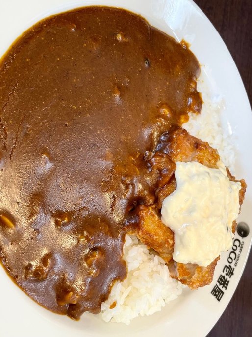 パリパリチキン＋タルタルソースあさりカレー 15辛