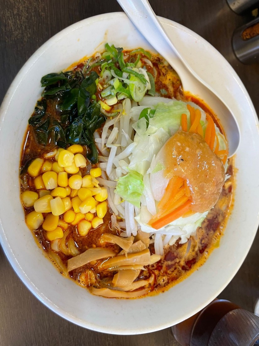 爆発味噌野菜ラーメン 爆発