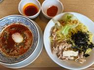 とろける半熟卵の旨辛肉つけ麺 +2辛