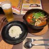 挽肉と納豆の野菜カレー  5辛