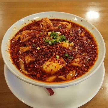 刀削麺入り辛湯