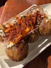 焼鳥風ピリ辛葱たこ焼 