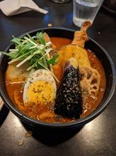 彩り野菜のチキンレッグカレー 30辛