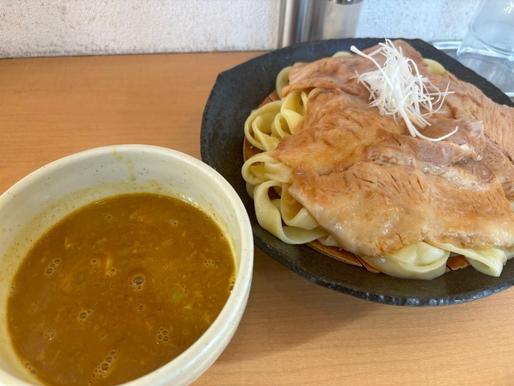 とろ肉カレーつけ麺 平打