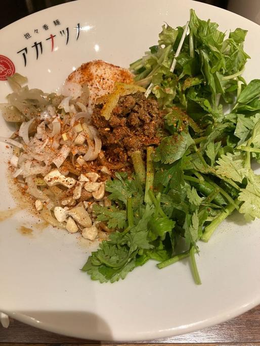 汁なし坦々麺 3辛