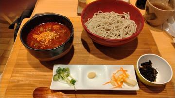 旨辛豚汁十割舞そばセット 8辛
