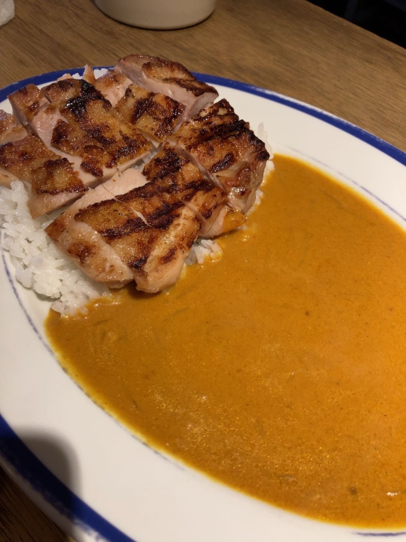 グリルチキンカレー