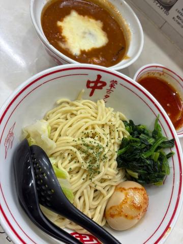 中本風トマトつけ麺 辛さ3