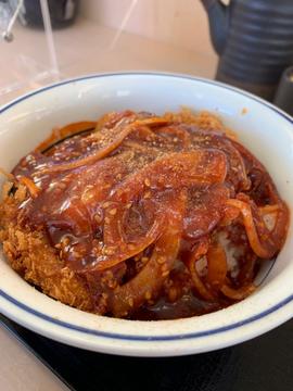 赤辛カツ丼