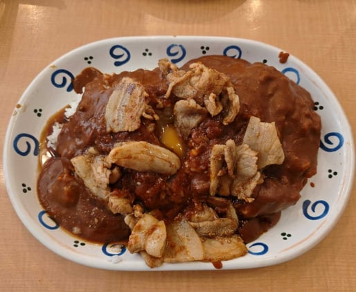 スタミナカレー生玉子入り 30倍