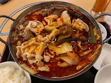 豚肉火鍋 激辛