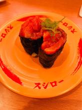 サーモンチャンジャ風軍艦 1辛