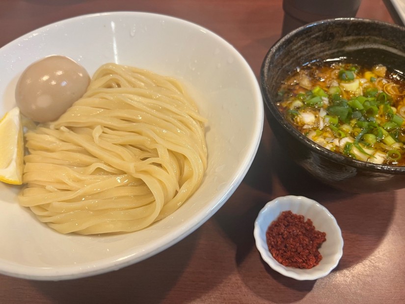 味玉つけ麺 辛味追加