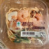 海老とイカの明太子スパゲティサラダ