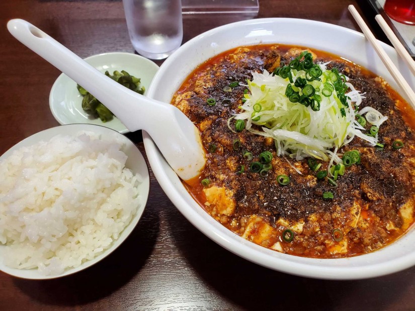 麻婆ラーメン&半ライス