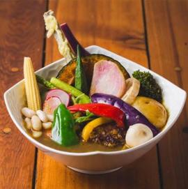鎌倉、三浦16品目野菜のスープカレー 14辛