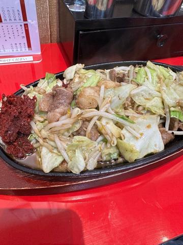 鉄板焼肉一人前半