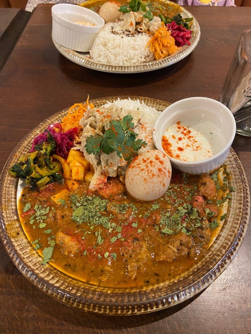 ケイジャンチキンカレー