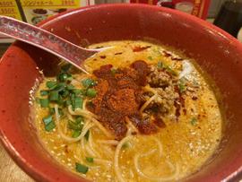 坦々麺 辛さはお好みで！