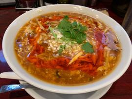 酸辣湯麺 2辛