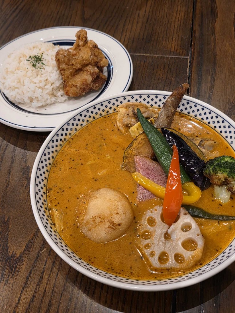 侍.ザンギ&チキン1/2と野菜 5番