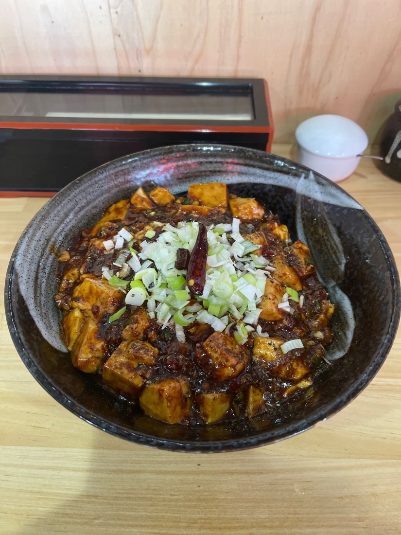 麻婆豆腐丼 激辛