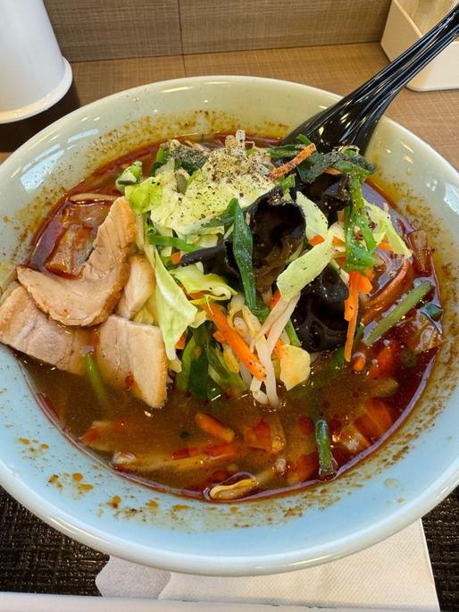 山脈塩麻辣湯ラーメン 🔥🔥🔥