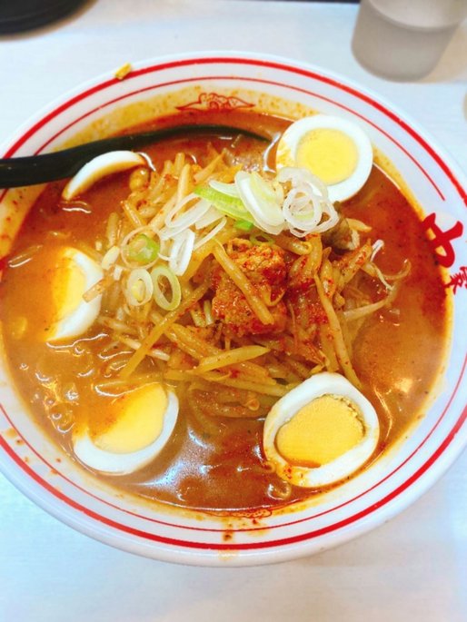 味噌卵麺 8辛