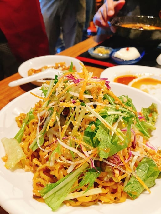 汁なし担々麺(麻辣麺)