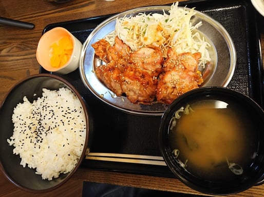 青南蛮醤油ざんぎ定食