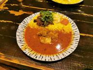 チキンとキーマのカレー 辛口