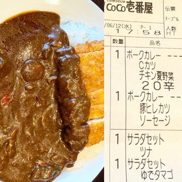 チキン夏野菜 チキンカツカレー 20辛