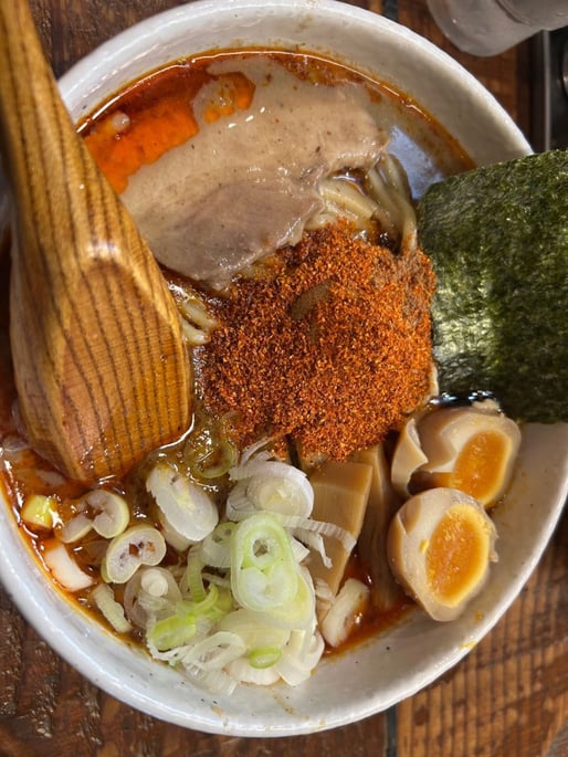 辛辛魚ラーメン 辛め