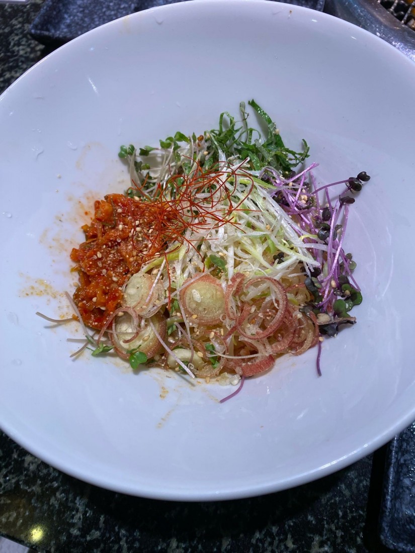 韓国風ピリ辛混ぜ冷麺