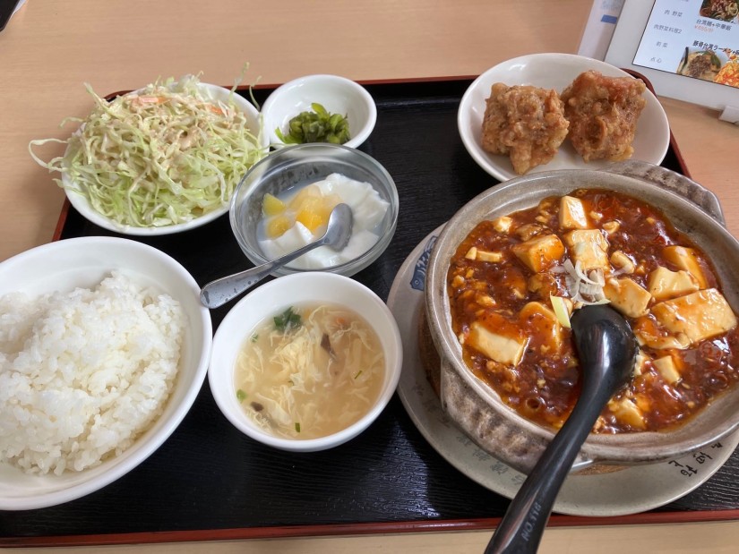 麻婆豆腐定食 激辛