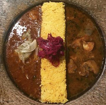 2種盛りカレー